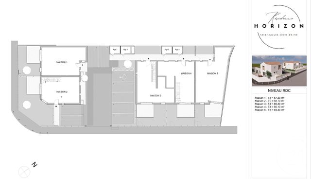 maison à vendre - 4 pièces - 80.7 m2 - ST GILLES CROIX DE VIE - 85 - PAYS-DE-LOIRE - Century 21 Bleu Marine