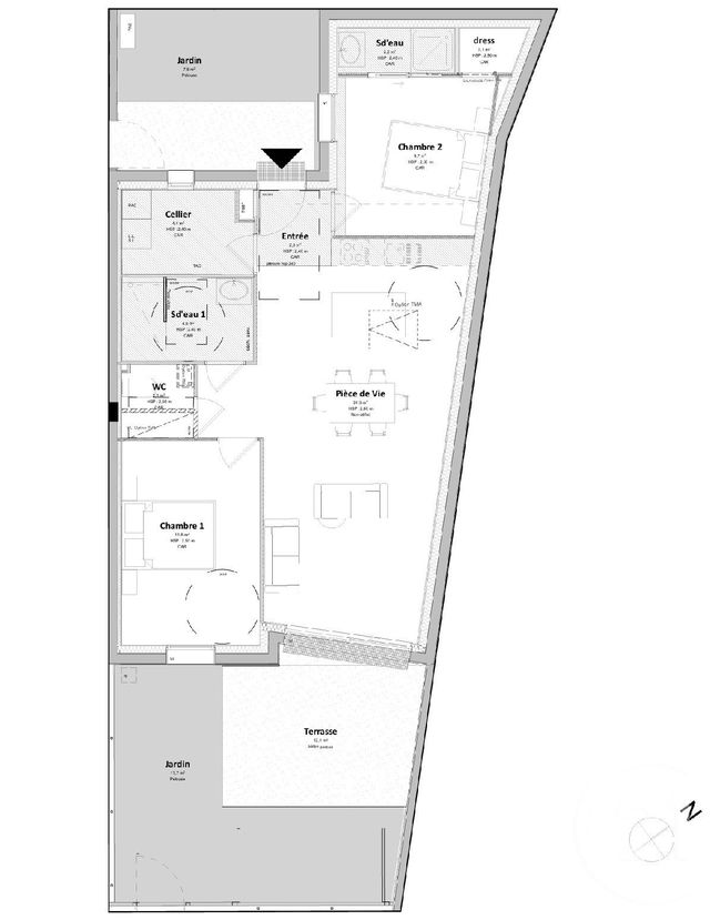 maison à vendre - 3 pièces - 69.7 m2 - ST GILLES CROIX DE VIE - 85 - PAYS-DE-LOIRE - Century 21 Bleu Marine