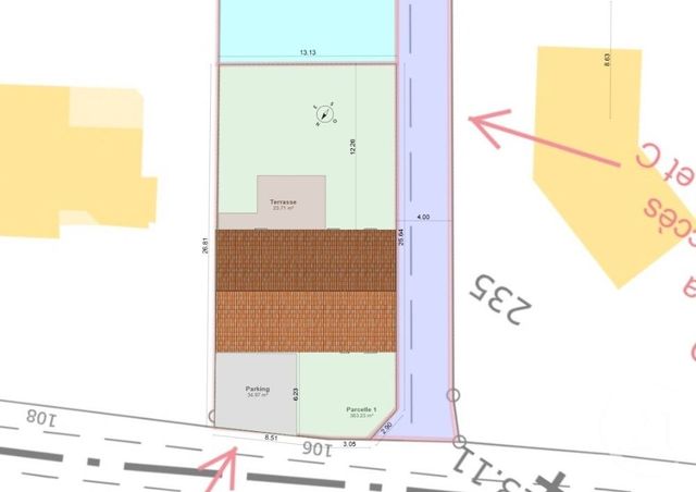 terrain à vendre - 400.0 m2 - LE FENOUILLER - 85 - PAYS-DE-LOIRE - Century 21 Bleu Marine